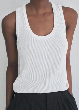 Майка топ біла