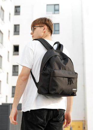 Чоловічий рюкзак sambag active чорний тканевий