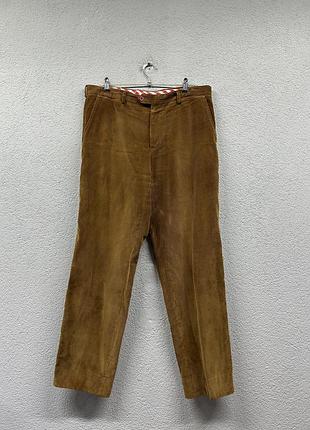 Вельветові брюки штани etro milano 52 l w34 чоловічі