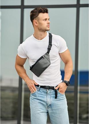 Сумка на пояс бананка sambag tirso mshm графітова