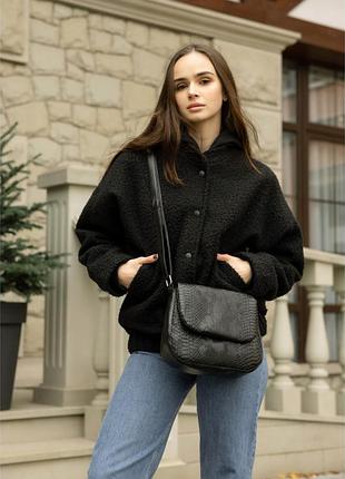 Женская сумка кросс-боди rose bzn принт крокодила