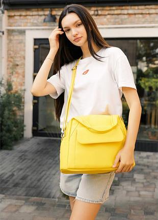 Cпортивная сумка sambag vogue bks желтая