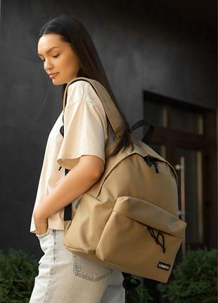 Жіночий рюкзак sambag active тканевий койот