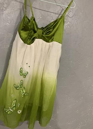 Сукня літня зелена