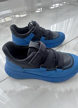 Оригінальні шкіряні кросівки ecco gore-tex