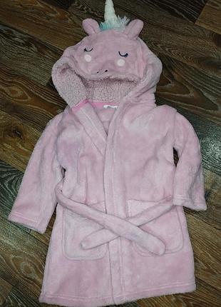 Халат плюш. на 2-3 года