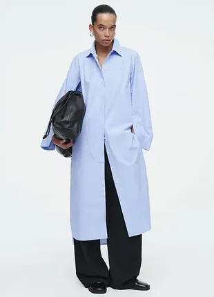 Платье женское cos asymmetric deconstructed shirt dress / 38