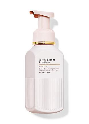 Мыло-пена для рук bath and body works salted amber &amp; vetiver