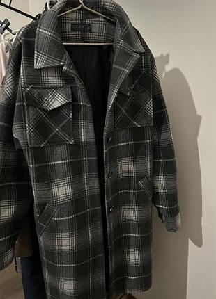 Пальто сіре,розмір 46,нове