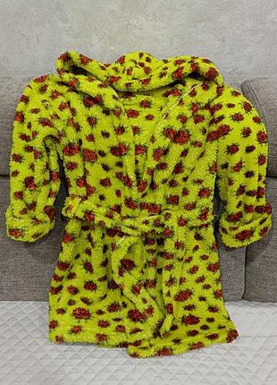 Теплый махровый халатик, халат детский