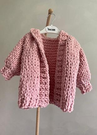 Детский кардиган ручной работы, изготавливаю по заказу