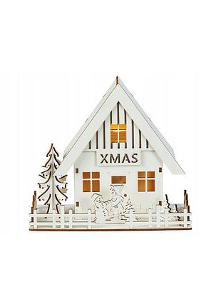 Рождественский декоративный светодиодный домик комбинированный livarno home