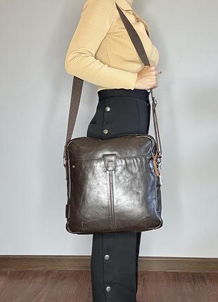 Шкіряна сумка marc o’polo 9