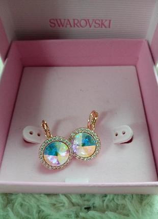 Сережки каміння сваровски
