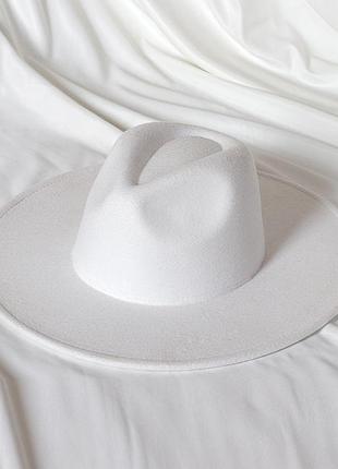 Шляпа федора унисекс с широкими полями 9,5 см original салатовая