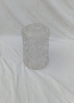 Радянський скляний плафон для люстри світильника бра ссср скло советский стеклянный плафон на люстру светильник от люстры светильника