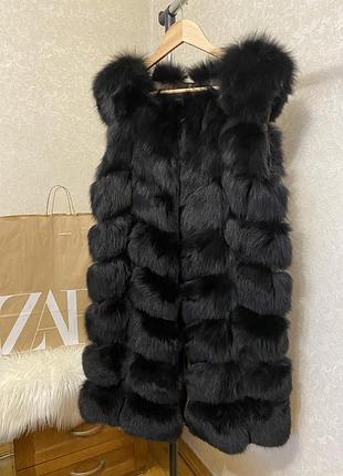 Жилетка з натурального хутра