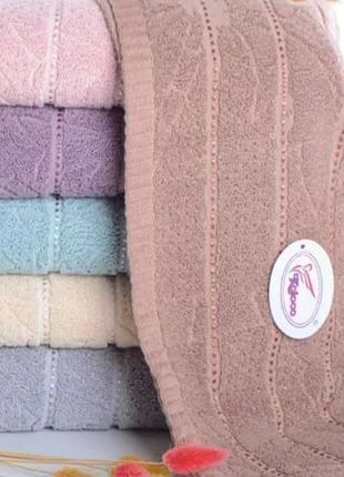 Полотенца лицевые и банные махровые
