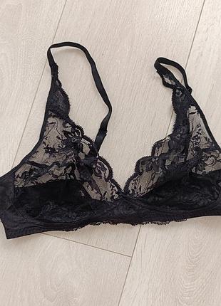 Бюстгальтер ажурный бюст без косточек кружевной лиф кружевый st michael 36b 80b 75c