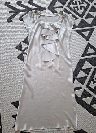 Платье шелковое