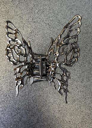 Новый металлический крабик бабочка