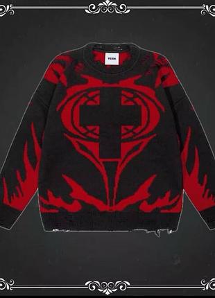 Светр унісекс готика гранж харадзюку