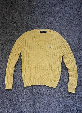 Жіночий вязаний светр polo ralph lauren l