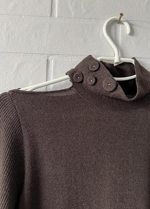 Crea concept женский шерстяной гольф с открытыми плечами размер s-m