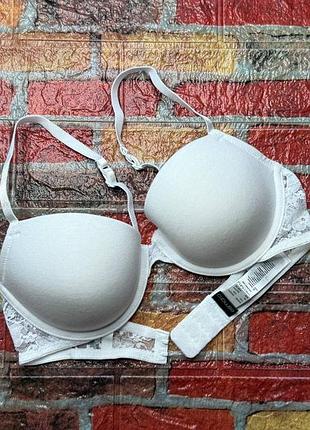 Арт.518 женский белый бюстгальтер хлопок esmara 75в.