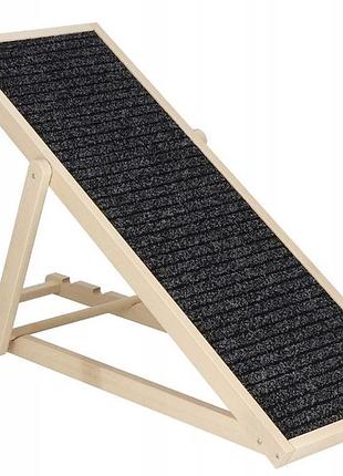 Пандус для собак дерев'яний розкладний 41 см 51 см 59 см