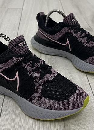Женские кроссовки nike react infinity run flyknit 2 black (24,5 см)