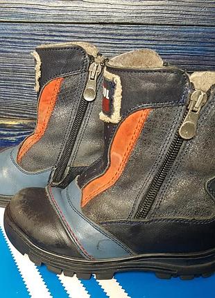 Зимние сапоги✨ ботинки для мальчика 24 eur cool kids бу кожа туречева
