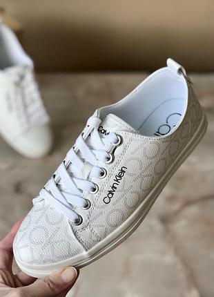 Кеды женские calvin klein michaela white белые оригинал кроссовки