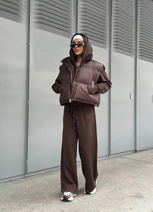 Костюм трійка жилетка кофта штани