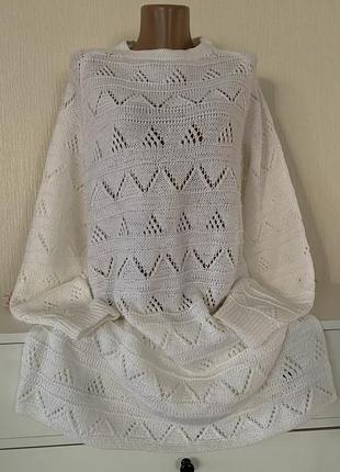 Сукня туніка в’язана з люрексом