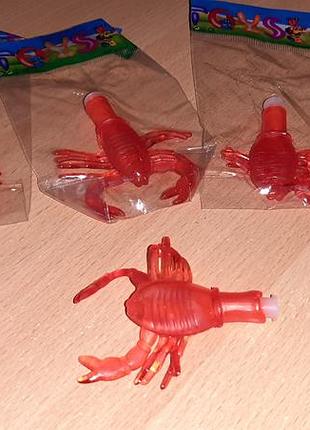 Надувные лизуны раки с пищалкой свистком внимательно читайте условия пересылки!