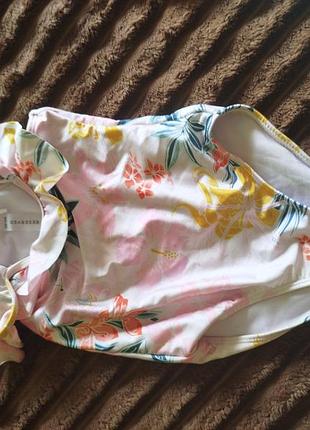 Купальник для дівчинки у квіточку