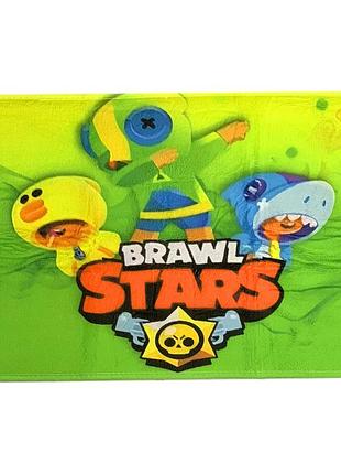 Коврик бравл 60х40 см зеленый