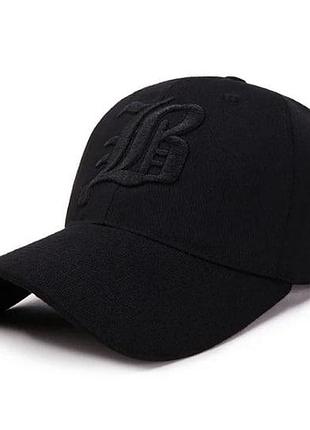 Бейсболка sb, спортивная кепка, черная