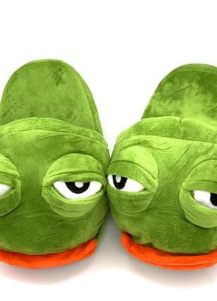 Хатні капці жаба попеля 42-44 для дому