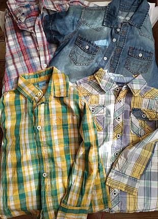 Лот рубашок на хлопчика, сорочки хлопчику