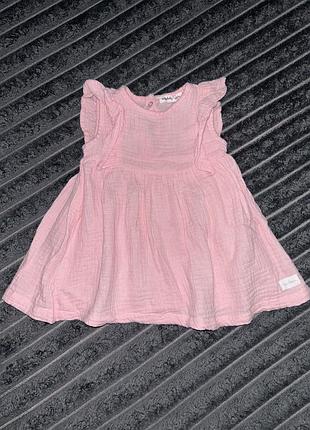 Літня муслінова сукня для дівчинки 80розміру