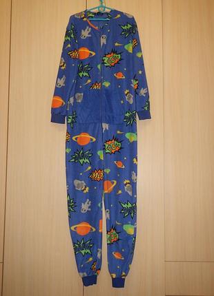 Флисовый слип кигуруми пижама ромпер tom franks p.m\l