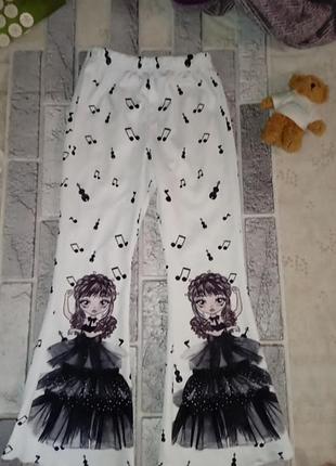 Брюки кліш музикальні знаки