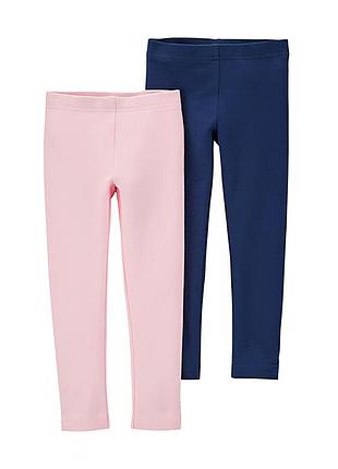 Лосіни для дівчаток carter's 128-134см, 8-9років, легінси дитячі, комплект легінсів для дівчаток
