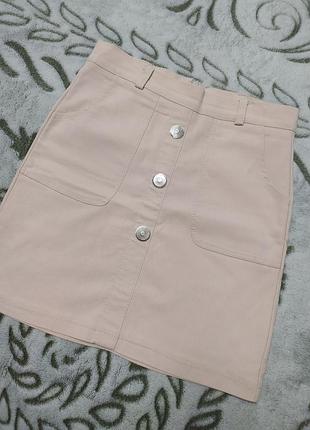 Бежева спідниця