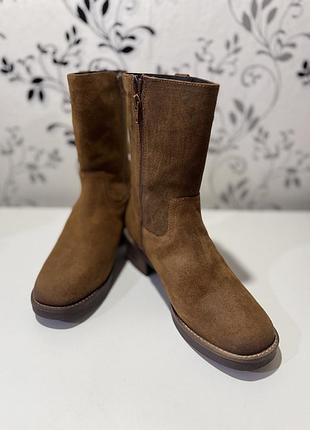 Женские замшевые сапожки оригинал