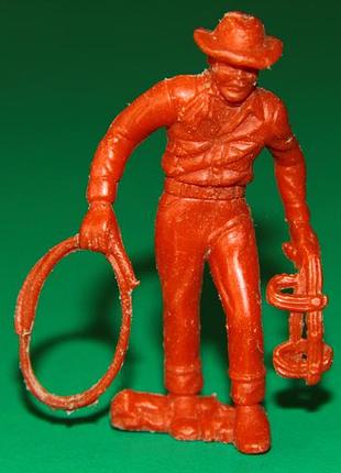 Ковбой з ласо та вуздечкою marx charmore heimo 60мм фрн м`який пластик