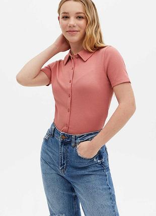 Футболка поло в рубчик , нова, 12 років