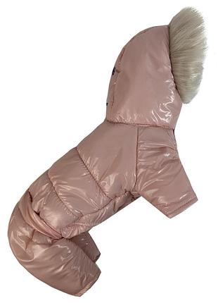 Зимний комбинезон для собак и котов лакированные